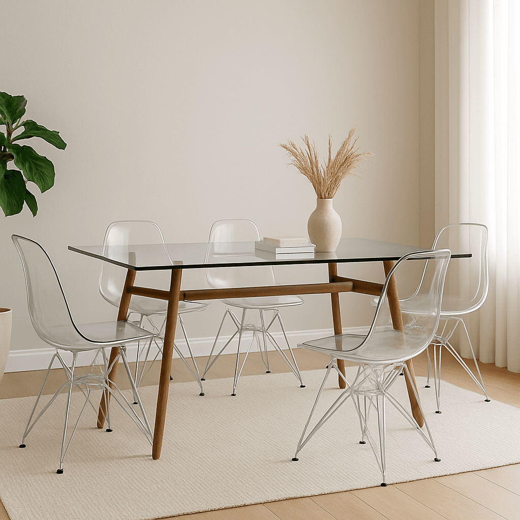 Transparent Chairs: The Clear Trend in Modern Interiors